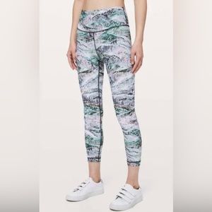 Lululemon Wunder Under High Rise Tight Springscape Multi Printed Leggings